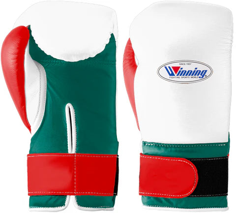 Winning Velcro Boxing Gloves - Sky Blue · Silver · Pink · Red