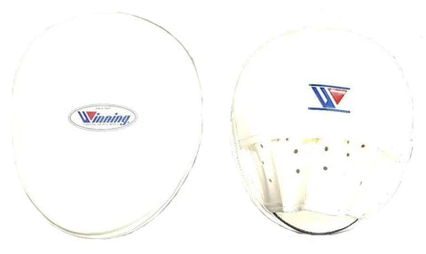 Winning Oval Curved Punch Mitts - White