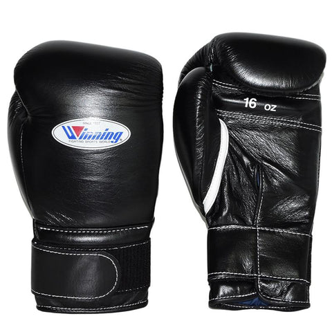 Winning Velcro Boxing Gloves - Black