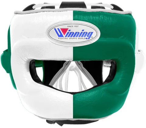 Winning Full Face Headgear - White · Green