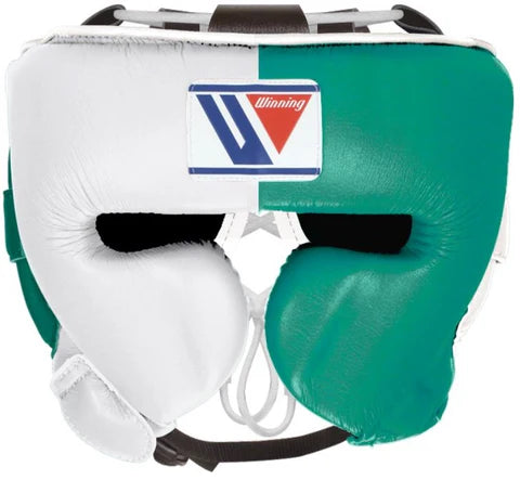 Winning Cheek Protector Headgear - White · Green