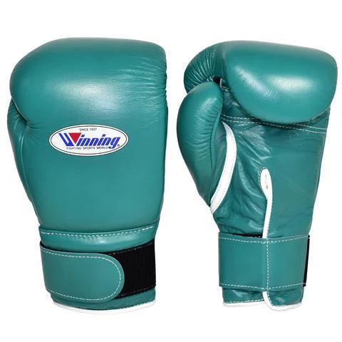 Winning Velcro Boxing Gloves - Green