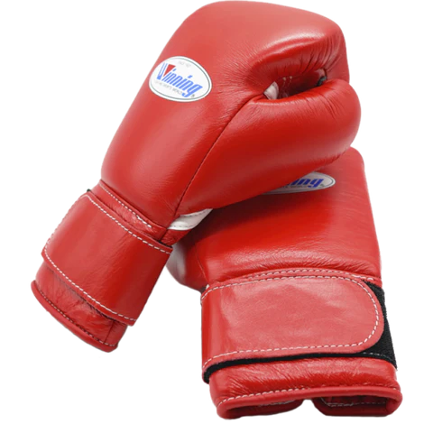 Winning Velcro Boxing Gloves - Red