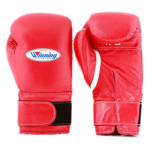 Winning Velcro Boxing Gloves - Red