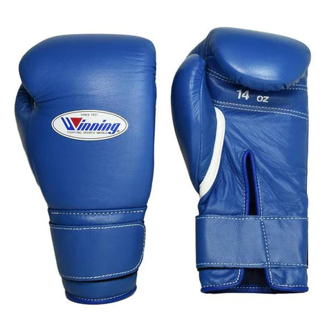 Winning Velcro Boxing Gloves - Blue
