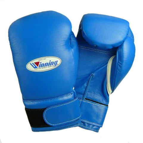 Winning Velcro Boxing Gloves - Blue