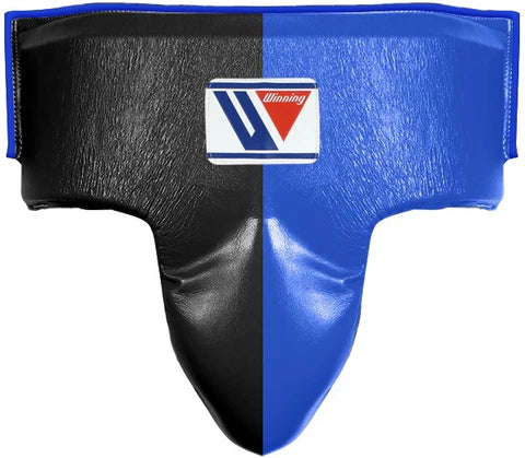 Winning High Cut Groin Protector - Black · Blue