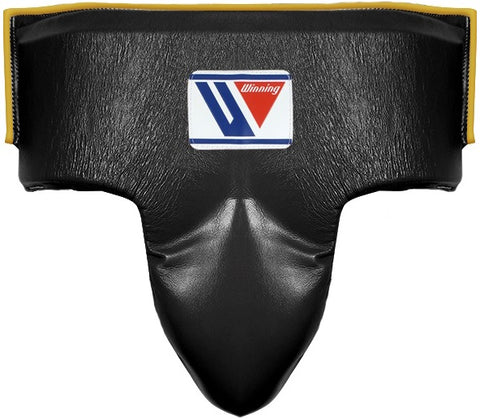 Winning High Cut Groin Protector - Black · Gold
