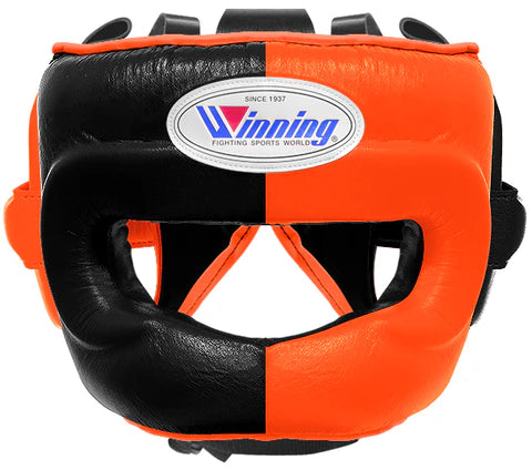 Winning Full Face Headgear - Black · Orange