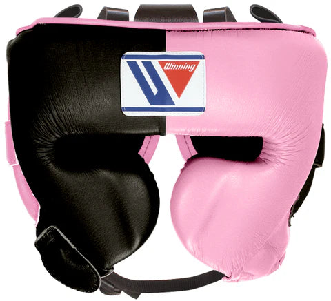 Winning Cheek Protector Headgear - Black · Pink