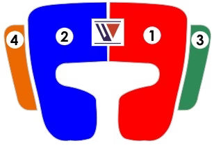 Winning Cheek Protector Headgear - Custom Colors