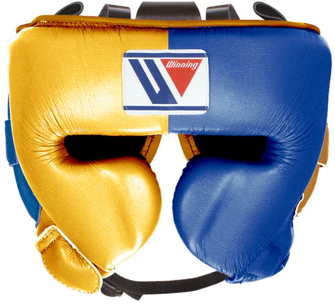 Winning Cheek Protector Headgear - Gold · Blue