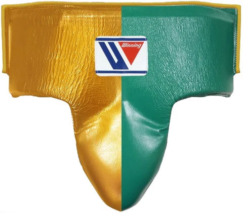 Winning High Cut Groin Protector - Gold · Green