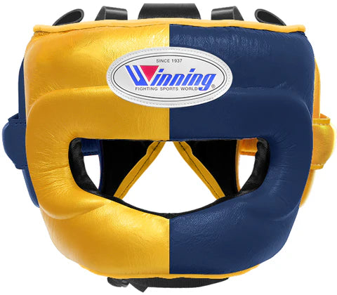 Winning Full Face Headgear - Gold · Navy