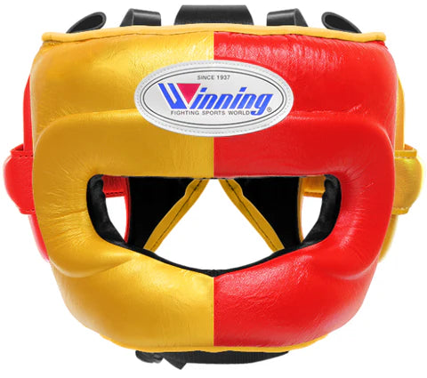 Winning Full Face Headgear - Gold · Red