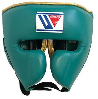 Winning Cheek Protector Headgear - Green · Gold