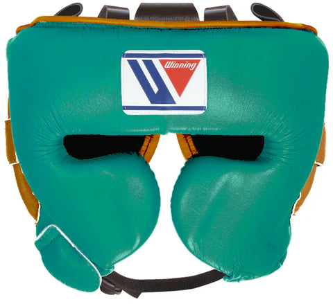 Winning Cheek Protector Headgear - Green · Gold