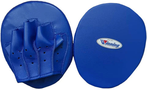 Winning Oval Curved Punch Mitts - Blue
