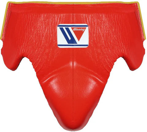 Winning Standard Cut Groin Protector - Red · Gold