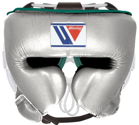 Winning Cheek Protector Headgear - Silver · Green