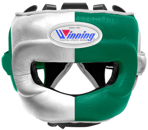 Winning Full Face Headgear - Silver · Green