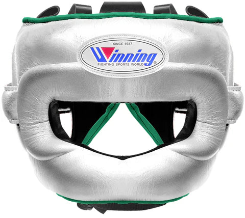 Winning Full Face Headgear - Silver · Green