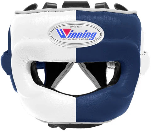 Winning Full Face Headgear - White · Navy