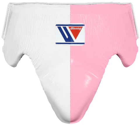Winning Standard Cut Groin Protector - White · Pink