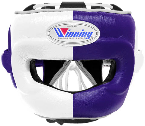 Winning Full Face Headgear - White · Purple