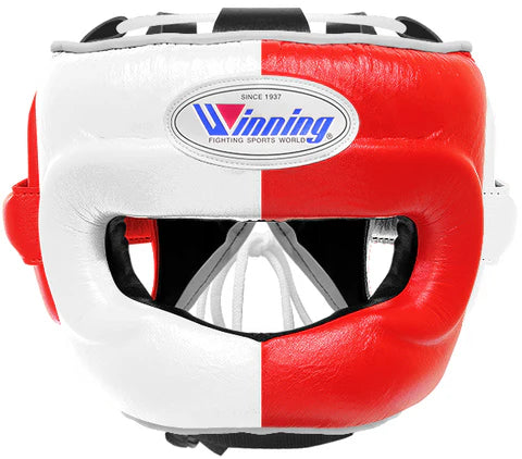 Winning Full Face Headgear - White · Red