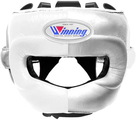 Winning Full Face Headgear - White · Silver