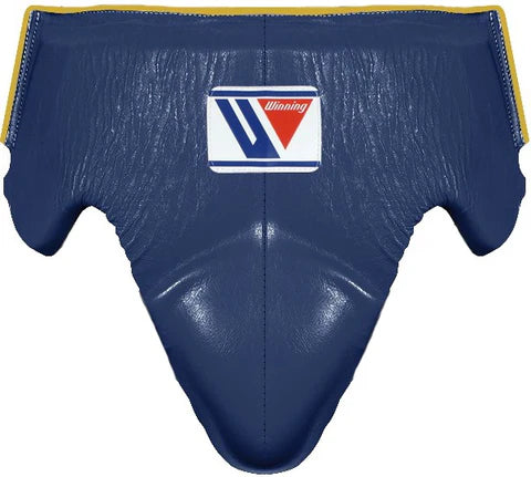 Winning Standard Cut Groin Protector - Navy · Gold
